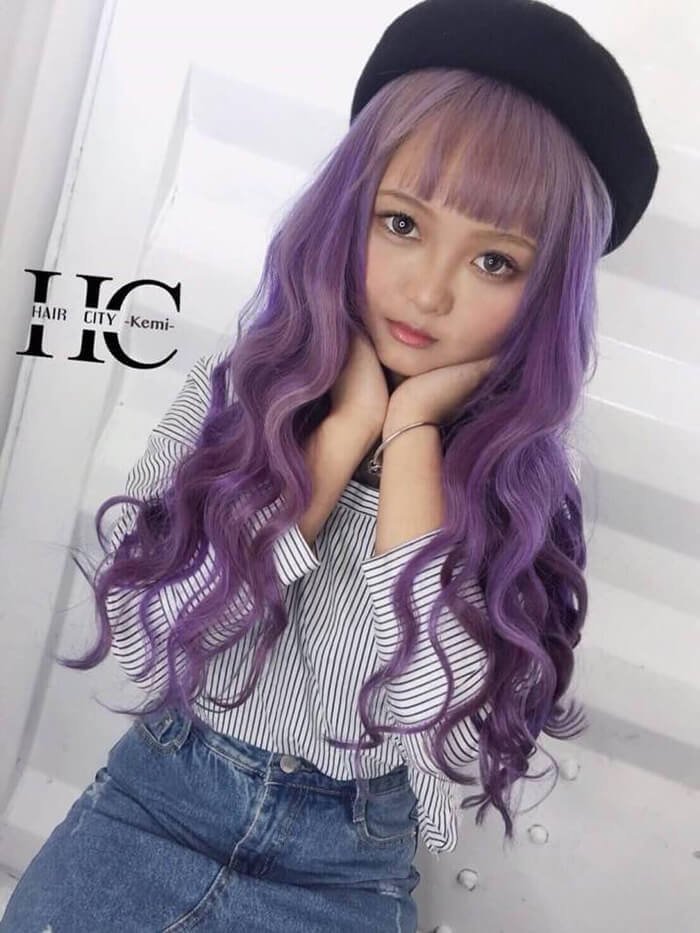 紫外光-染髮顏色
