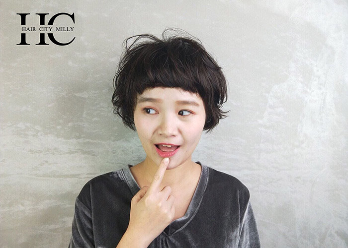 V小臉修修燙-流行短髮造型