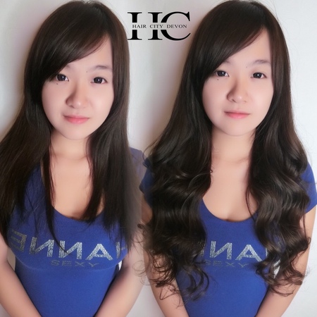 接髮造型前後比照圖 接髮造型-台中接髮推薦