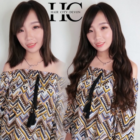 接髮造型前後比照圖 接髮造型-台中接髮推薦