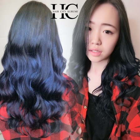 接髮前後比照圖 特殊色接髮-台中接髮推薦